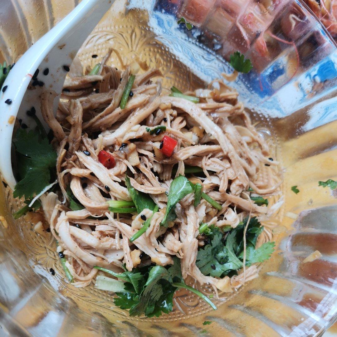 鸡胸肉这样做巨好吃❗️凉拌鸡丝😋低脂高蛋白
