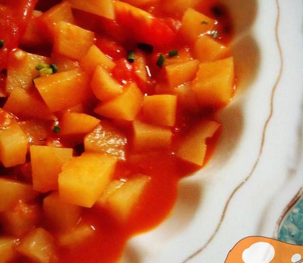 番茄烩土豆的做法