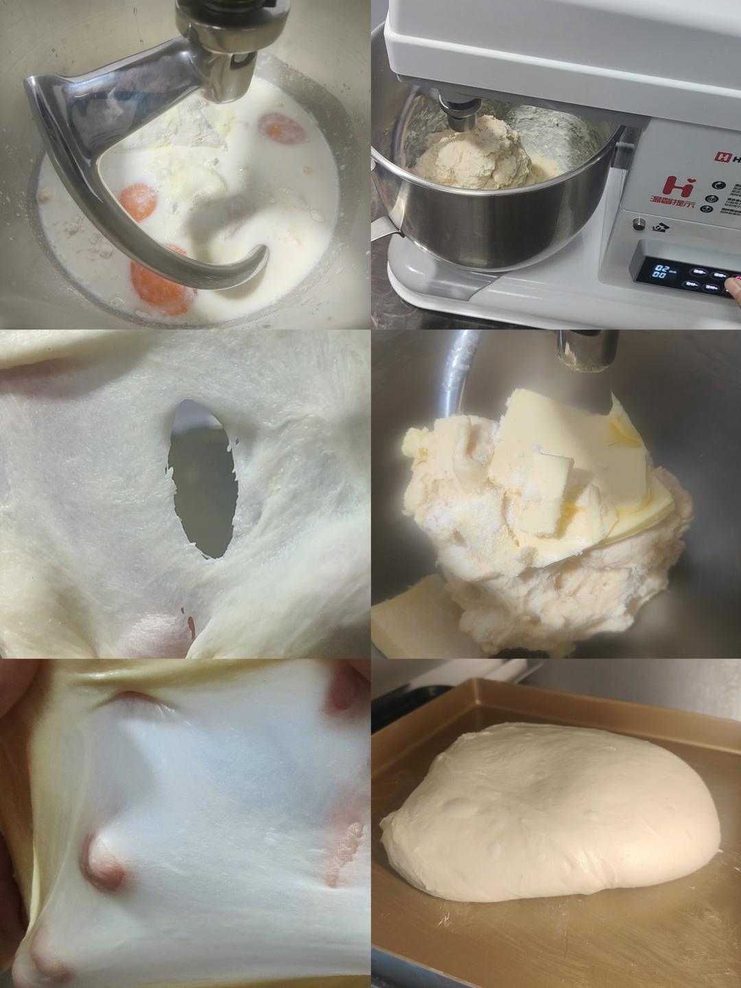 纯奶手撕吐司的做法 步骤1