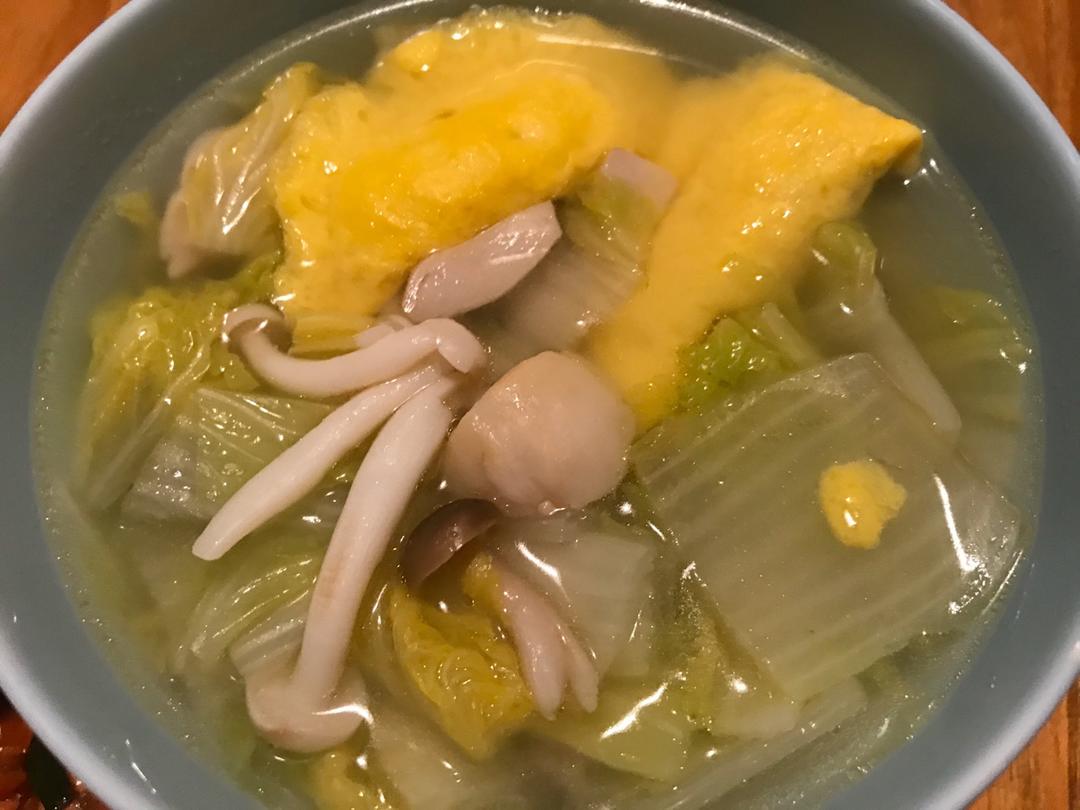 低卡减脂餐~三鲜菌菇汤