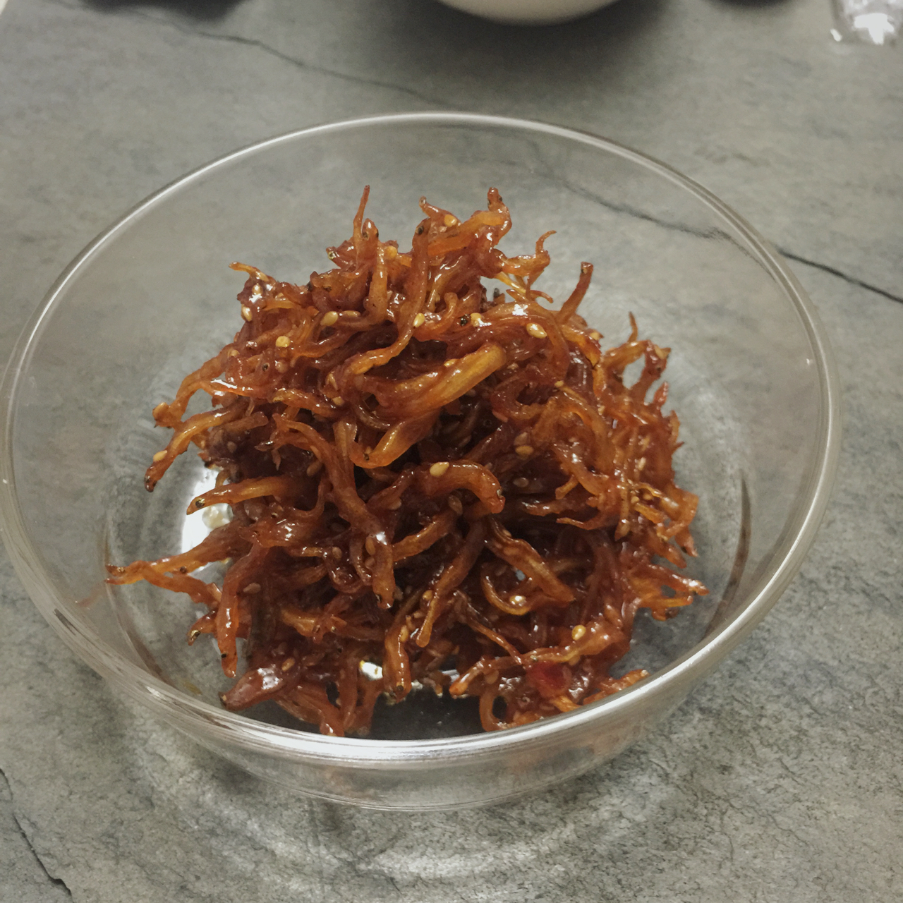 韩辣酱甜辣酱银鱼干