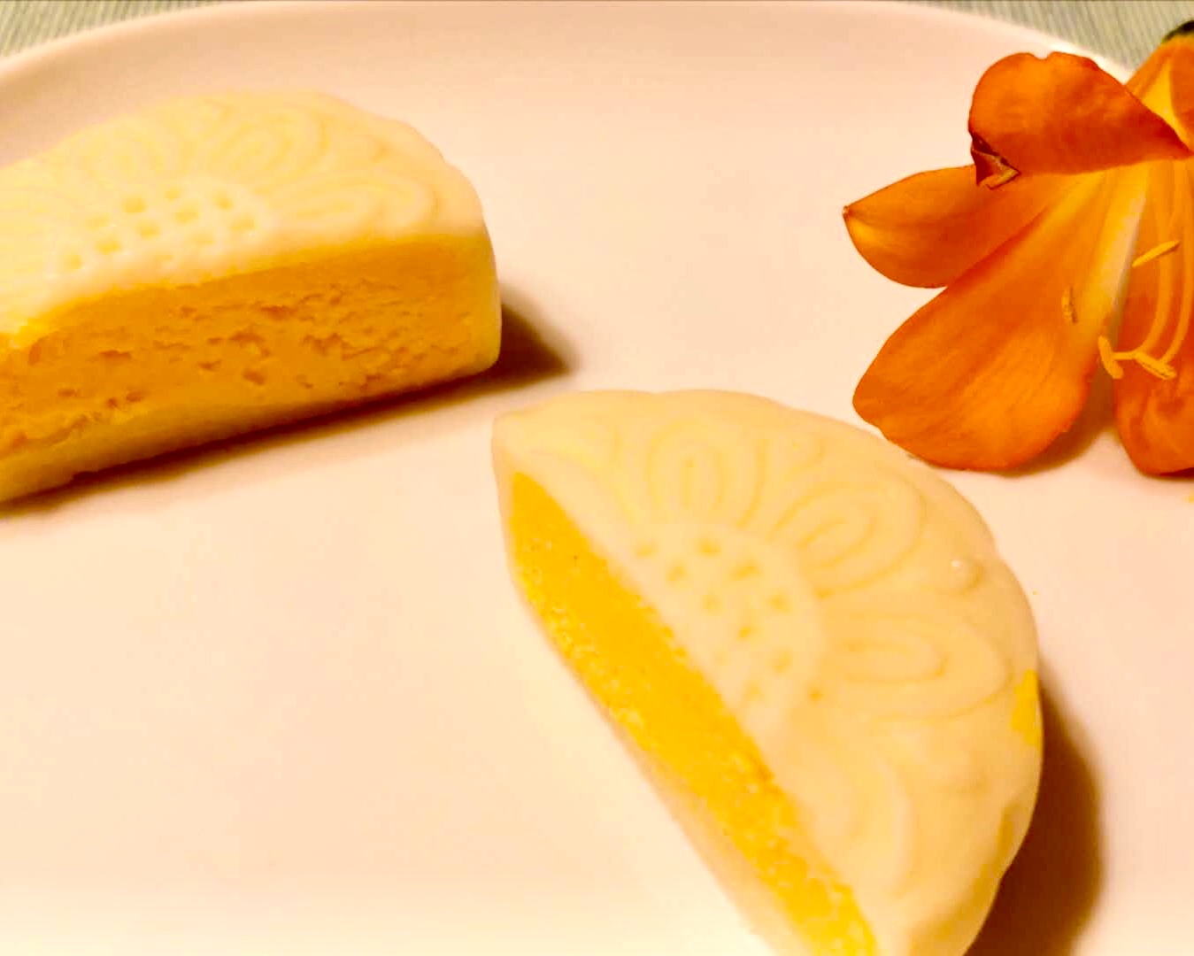 十分钟美味低脂咸蛋黄芝士馅-适合冰皮月饼的做法 步骤6
