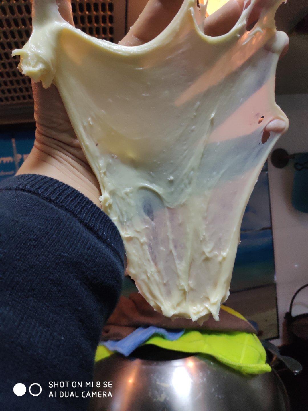 夏天面包机如何揉手套膜