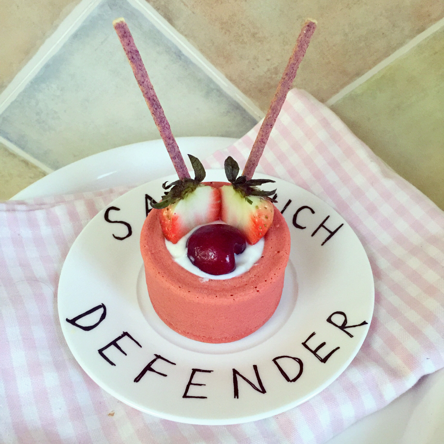 海绵蛋糕水果杯（chefmade堡尔美克模）
