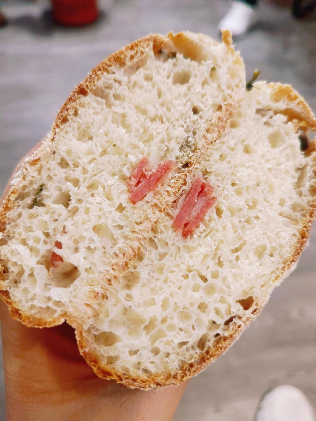 【ciabatta】家庭版恰巴塔，软乎乎的拖鞋面包