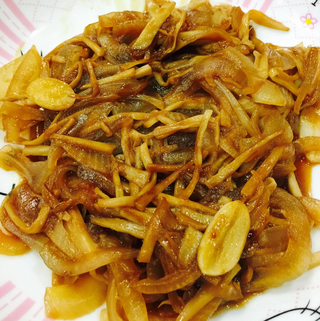洋葱遇到杏鲍菇