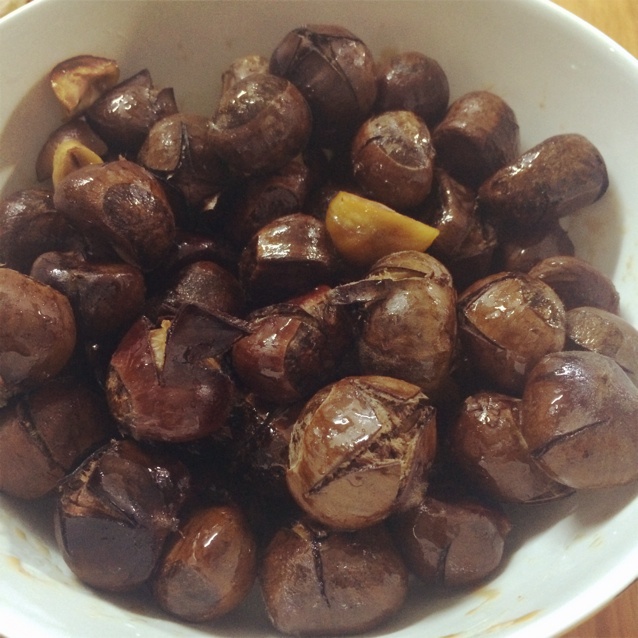 电饭煲糖炒栗子