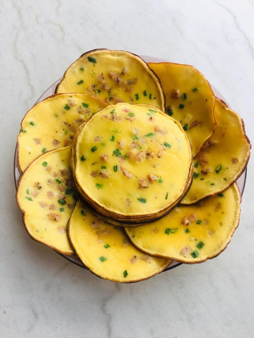 简单快手蔬菜鸡蛋煎饼