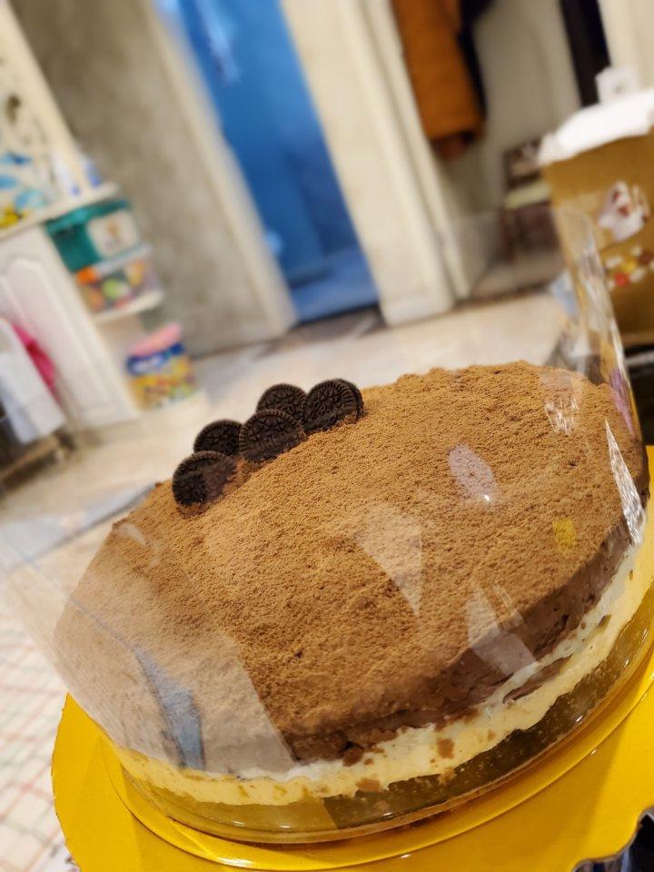 8寸可可巧克力慕斯蛋糕