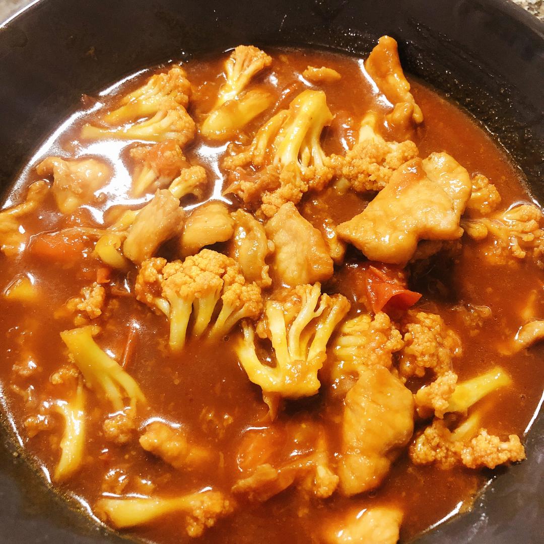 下饭番茄菜花的做法