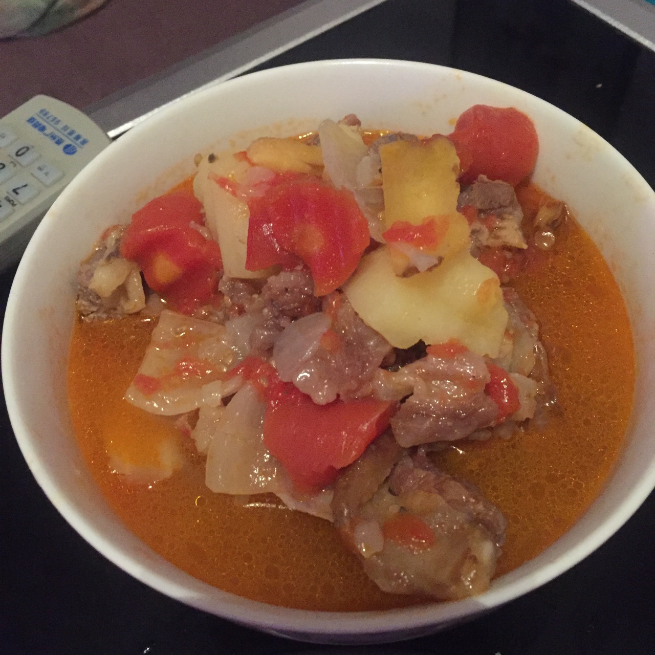 番茄牛腩(这样做牛肉不会老哦）