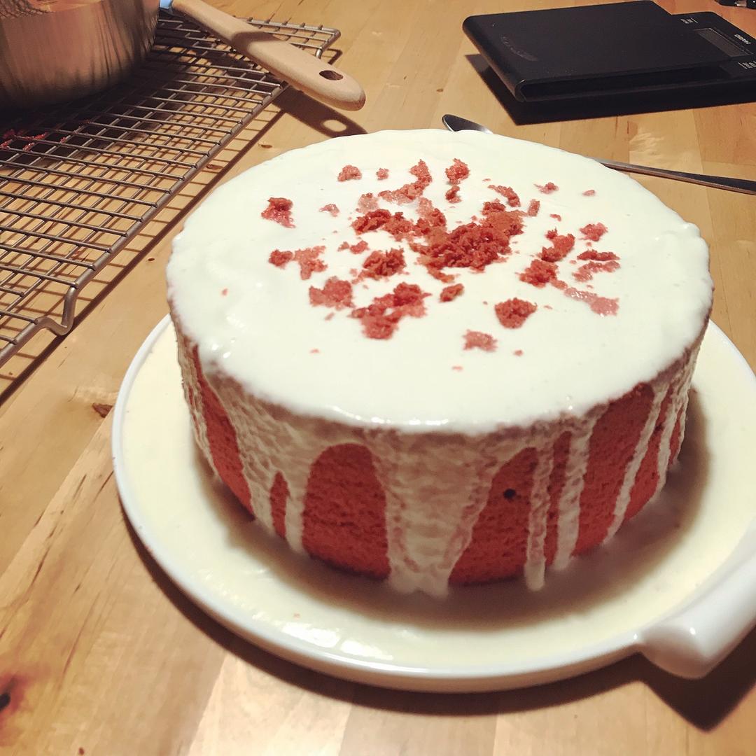 红丝绒戚风蛋糕-精华液版