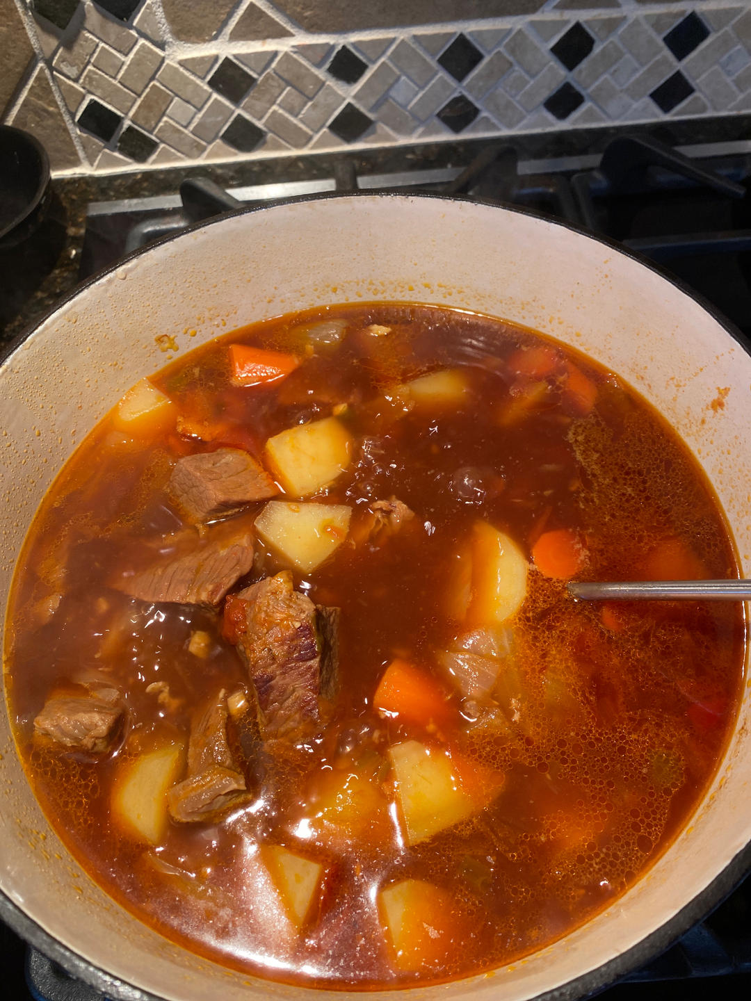 番茄土豆炖牛腩