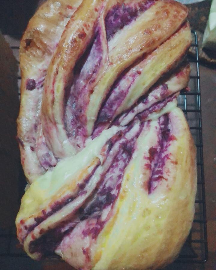 中种大理石纹紫薯吐司