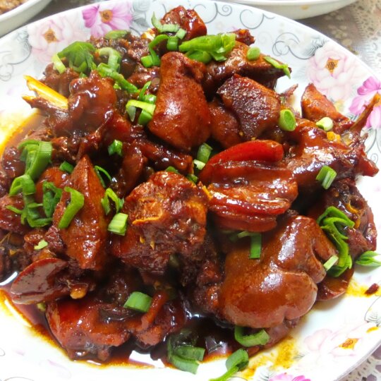 节奏小调做的红烧兔肉