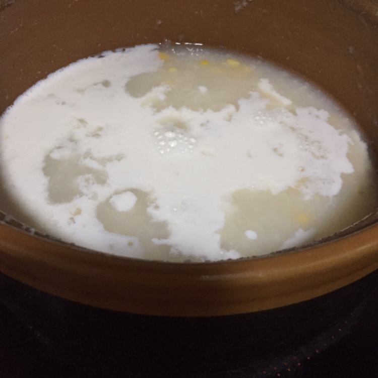 适合提前备的快手早餐：山药玉米牛奶粥，暖胃香浓又营养的做法 步骤9