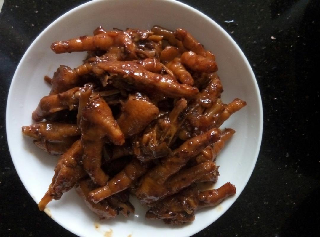 香辣烧鸡爪