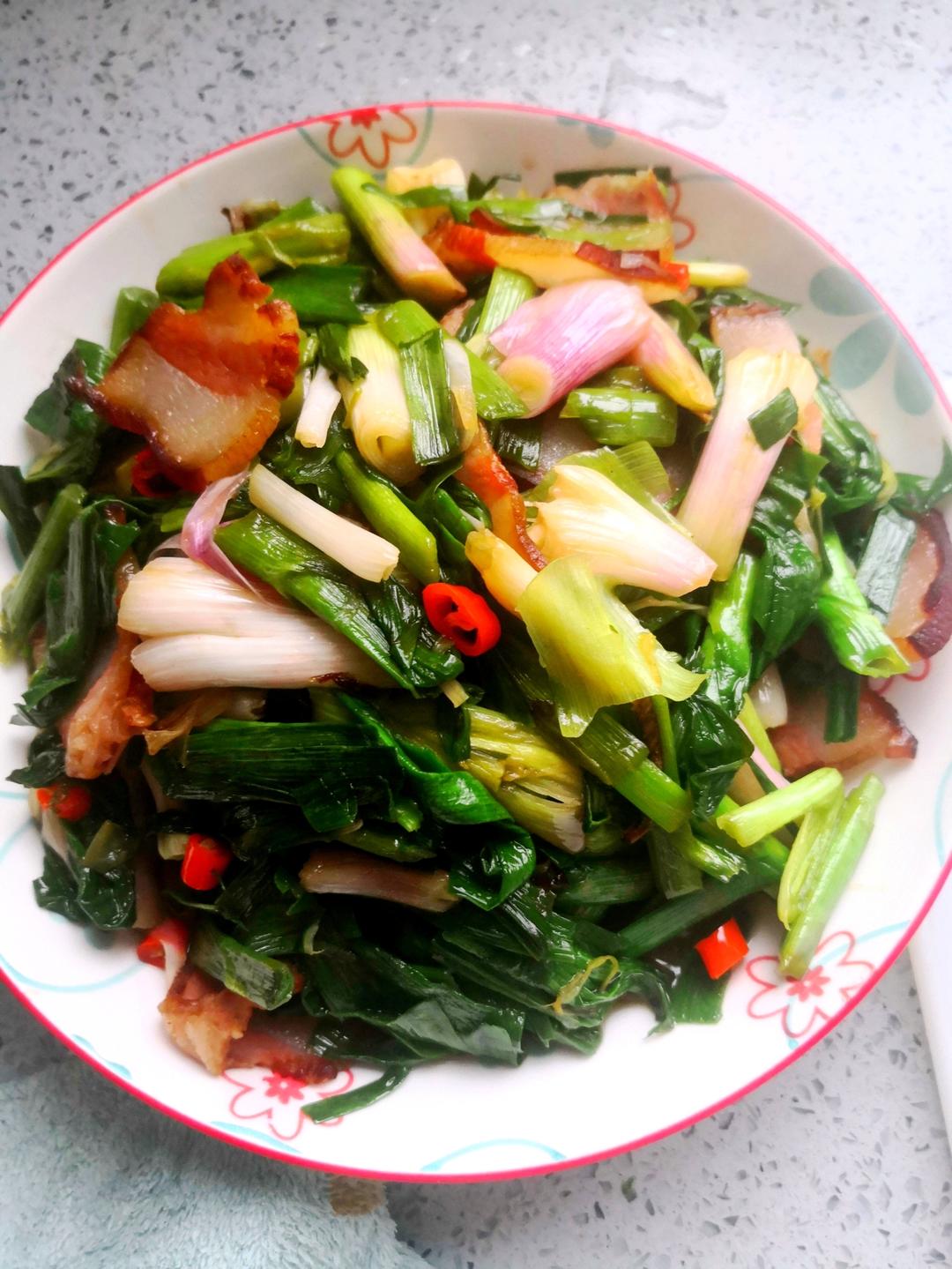 蒜苗炒肉