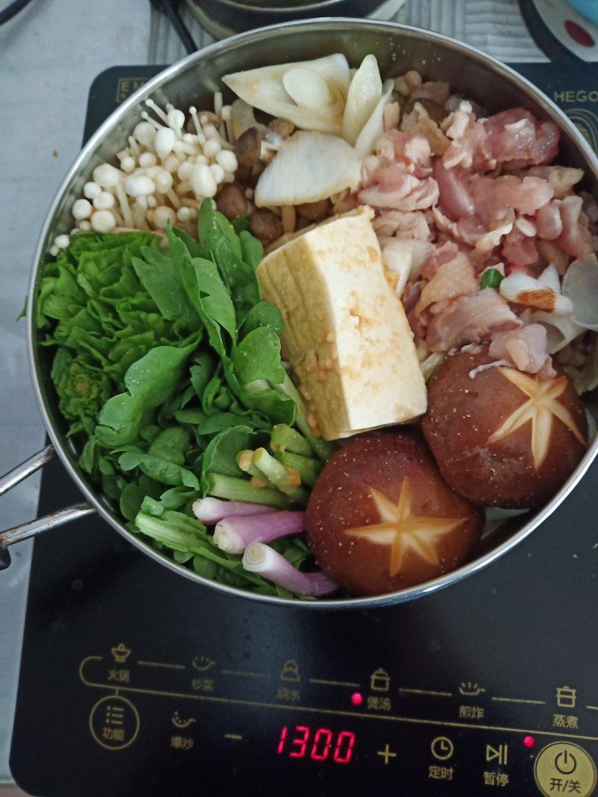 日式鸡肉火锅【曼食慢语】