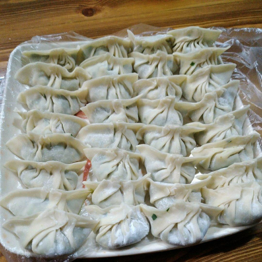 韭菜鲜肉馅饺子