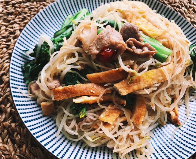 马来酱炒粉的做法