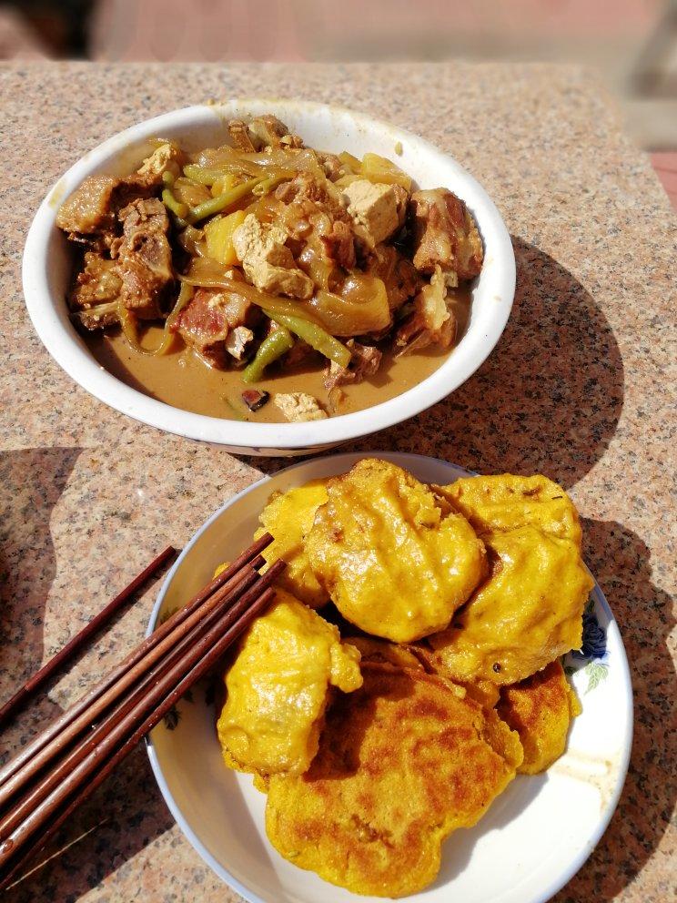 一定要用铁锅做的菜“排骨土豆炖豆角”