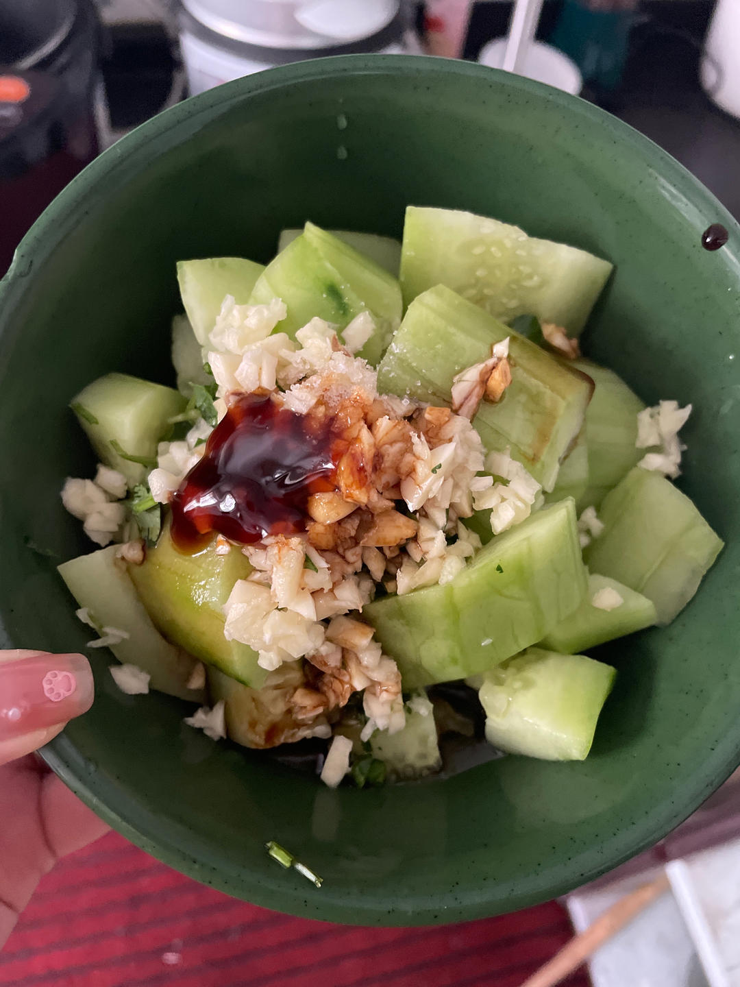 赞不绝口拍黄瓜🥒