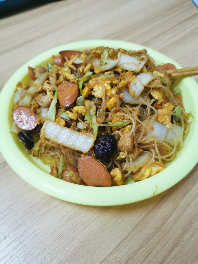 什锦炒米线