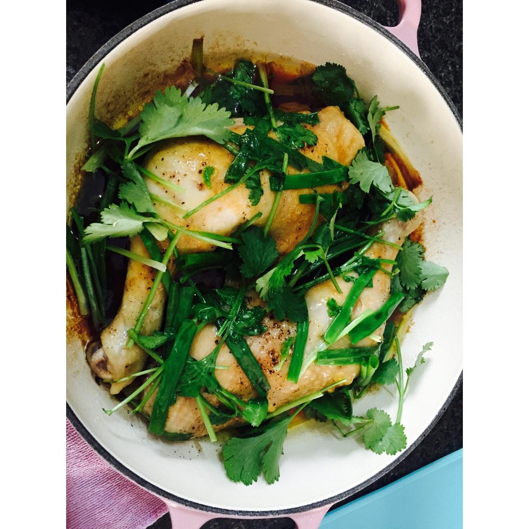 无水葱油鸡｜美食台