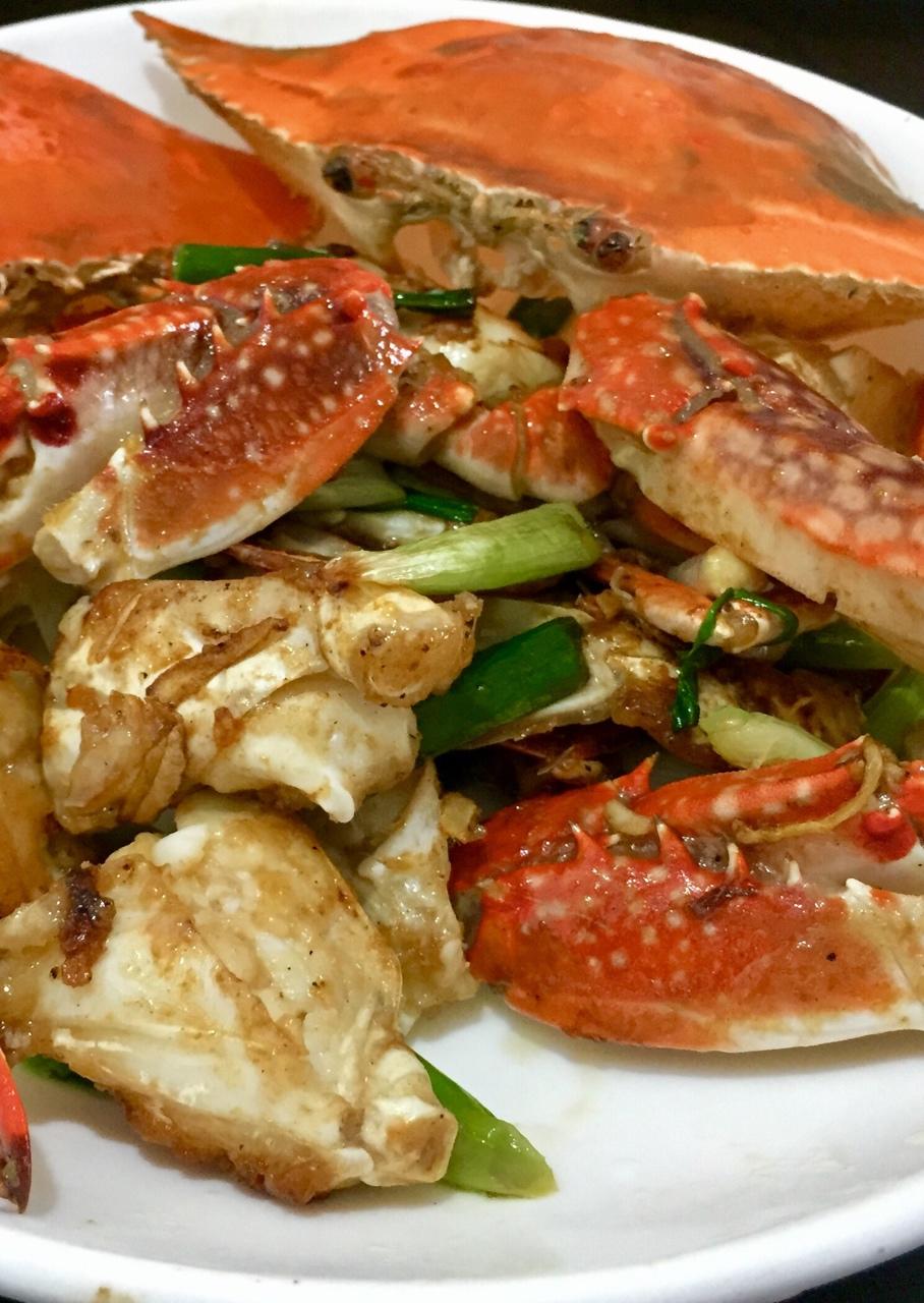 葱姜炒蟹 Fried Crabs