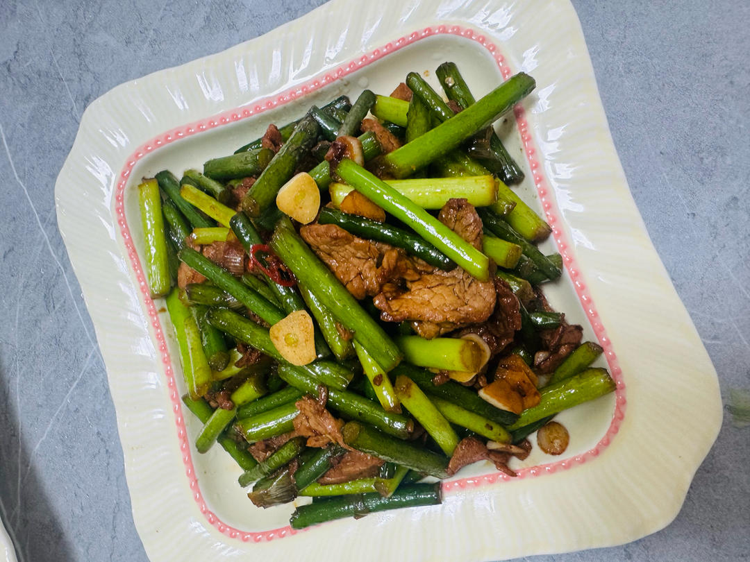 蒜薹炒肉