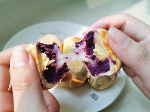 拉丝麻薯紫薯仙豆糕-无油无糖低脂版的做法 步骤9