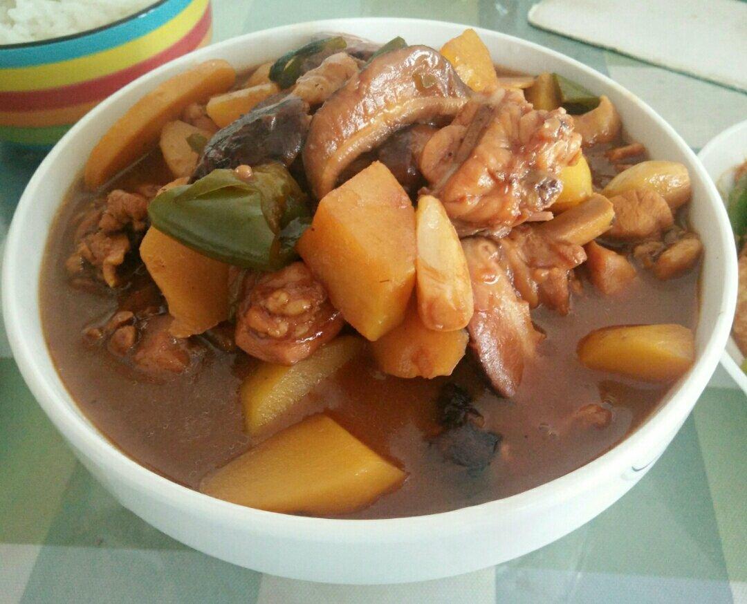 冬菇焖鸡