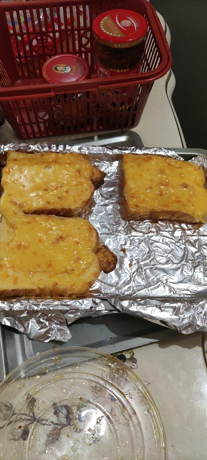 零失败快手岩烧乳酪(熔岩吐司)十分钟网红早餐，好吃哭