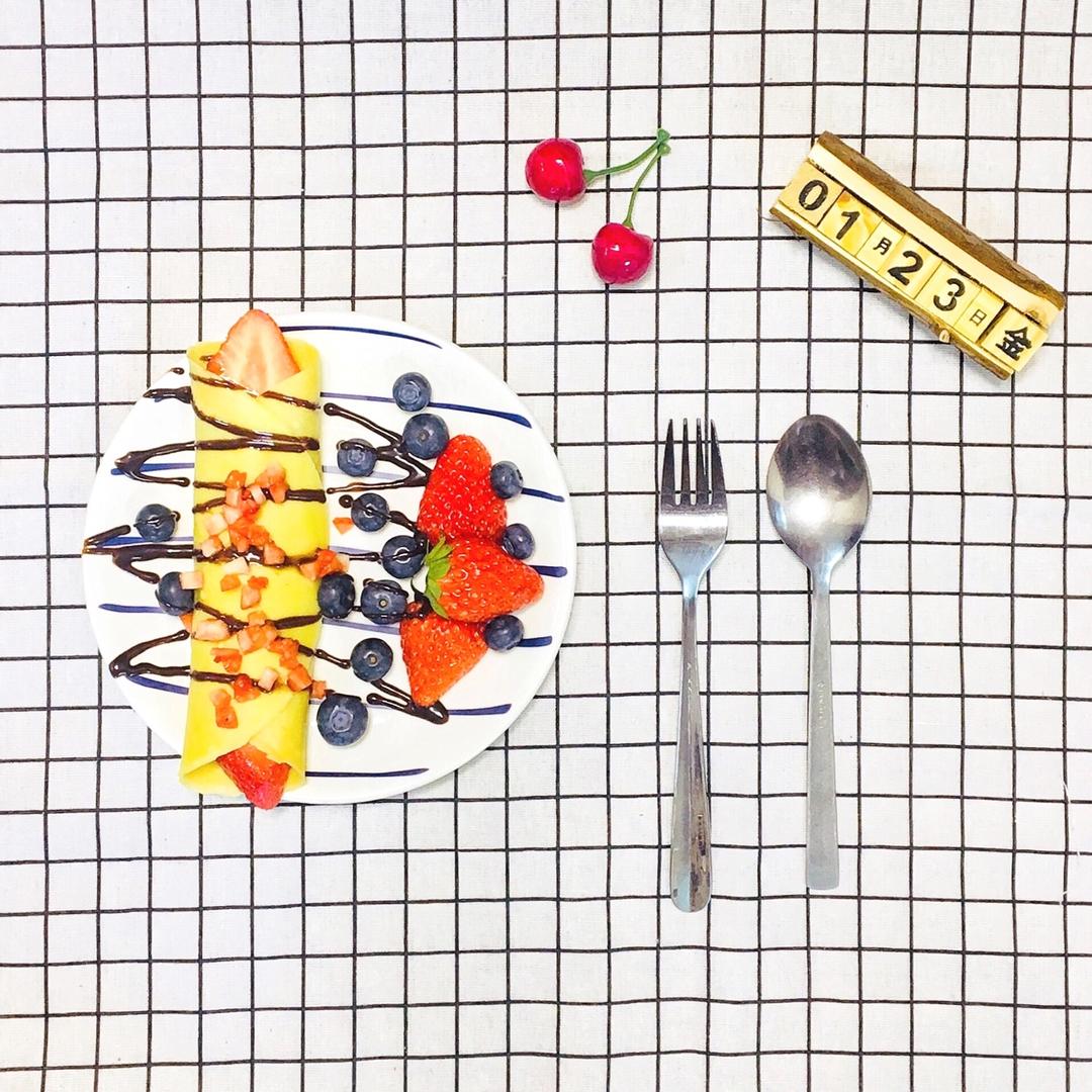 基础早餐可丽饼