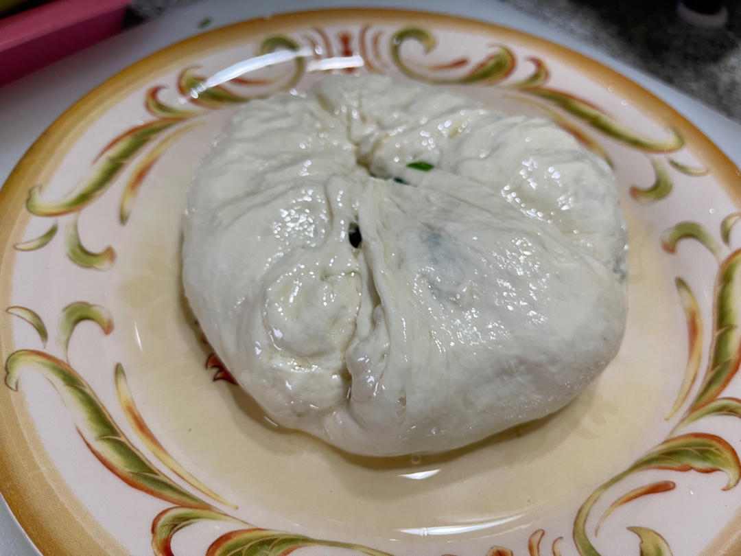 不用揉面的发面韭菜饼