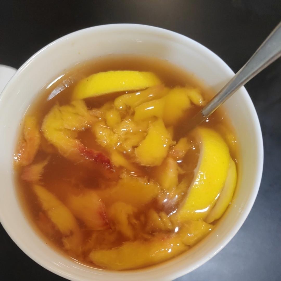 🔥小于100kcal｜超清爽！手打黄桃乌龙茶