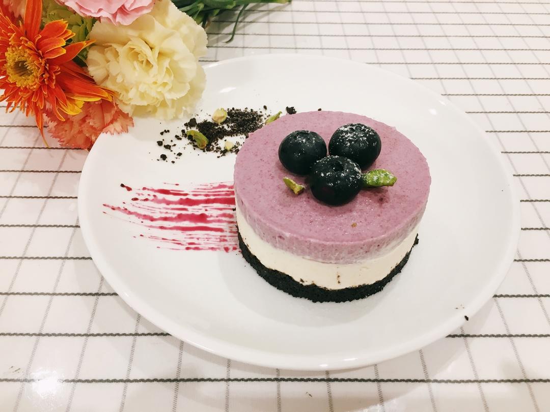 超简单蓝莓冻芝士蛋糕