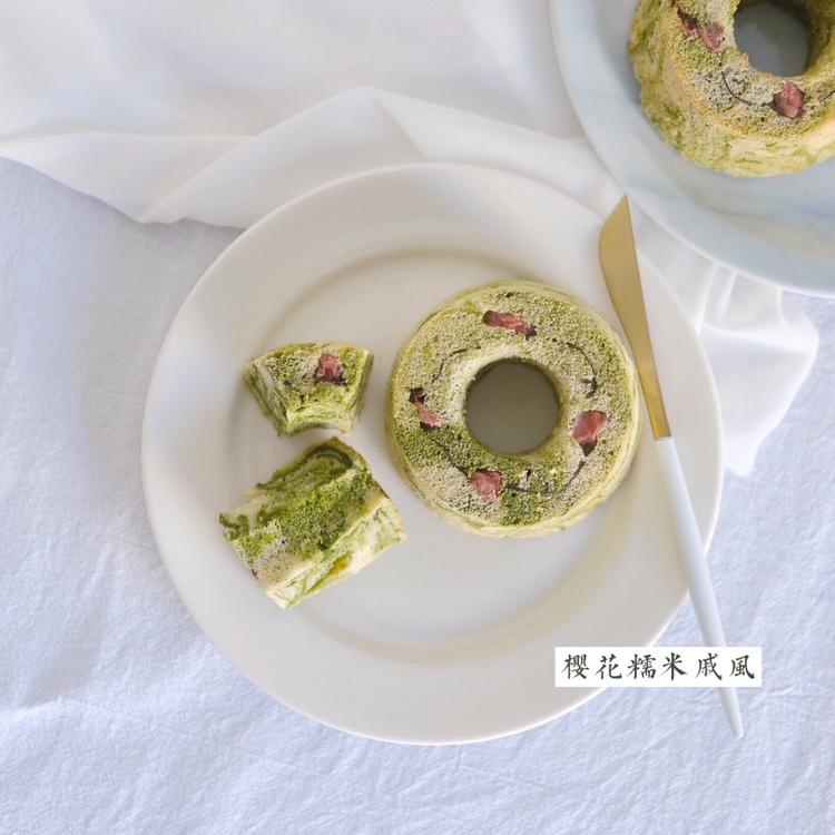 云石糯米戚风（抹茶戚风）