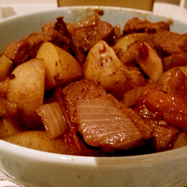 土豆炖牛肉