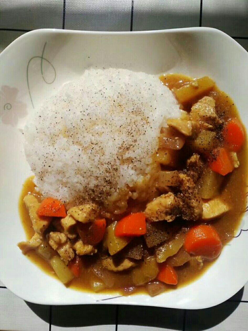 咖喱鸡肉饭