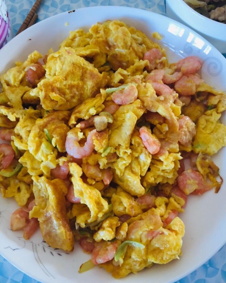 虾仁滑蛋