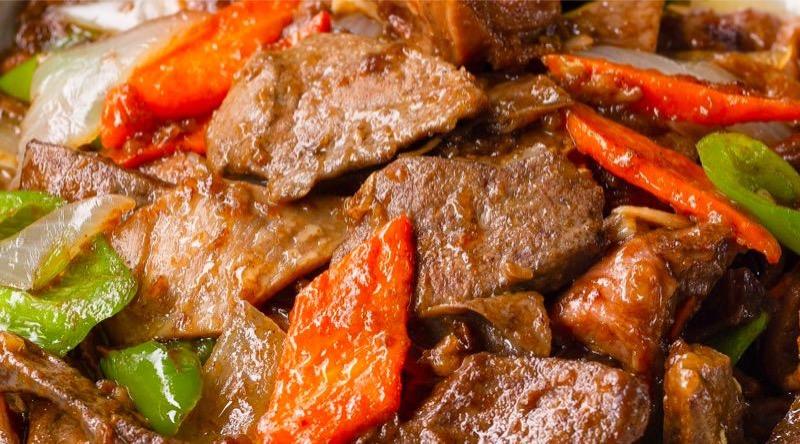 【熘三样】东北人把三种内脏一块炒，香爆！的做法