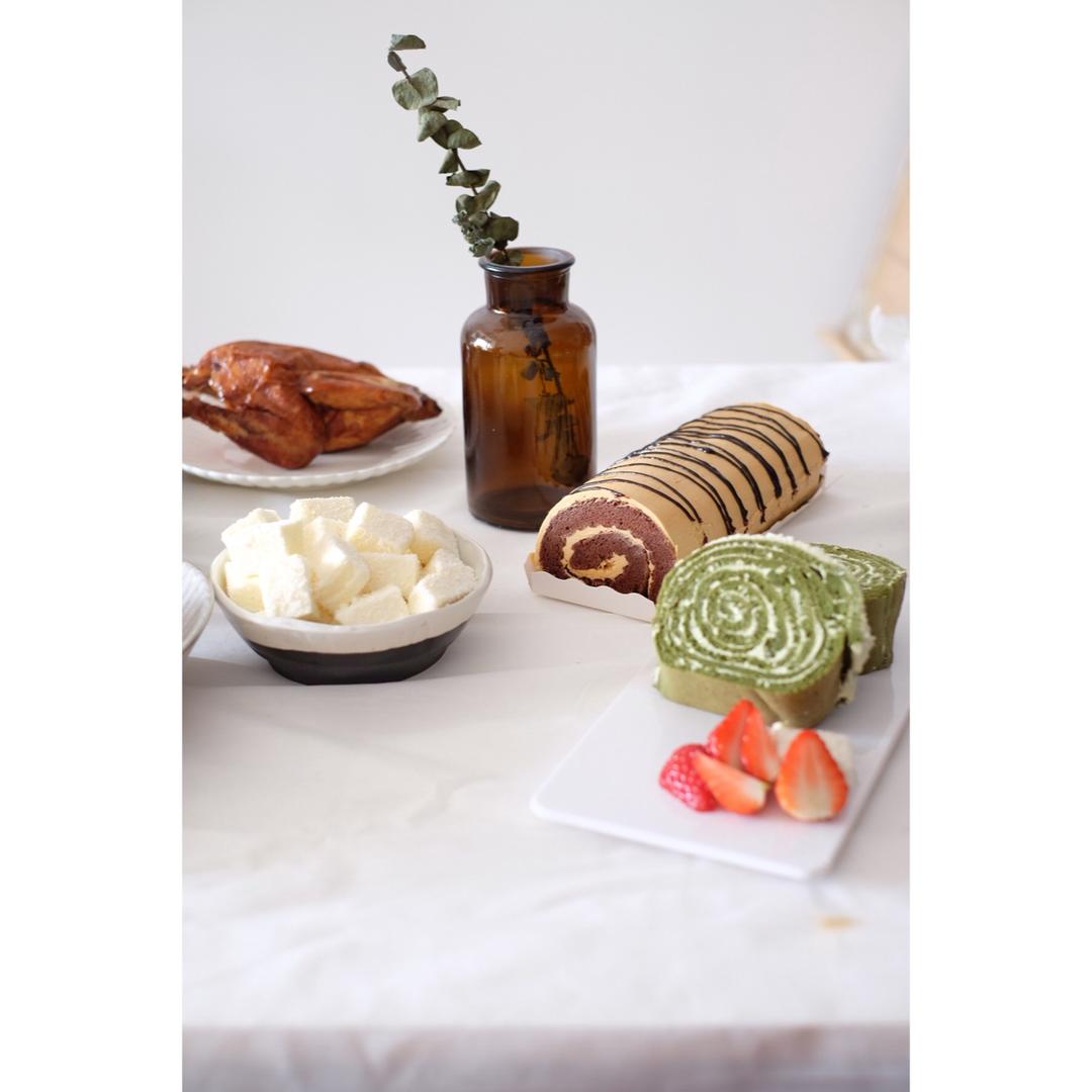 抹茶年轮蛋糕（平底锅摊饼）