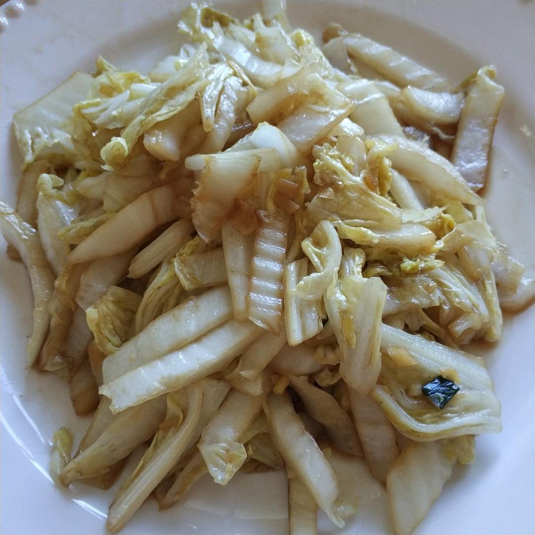 食物本身的味道—清炒白菜
