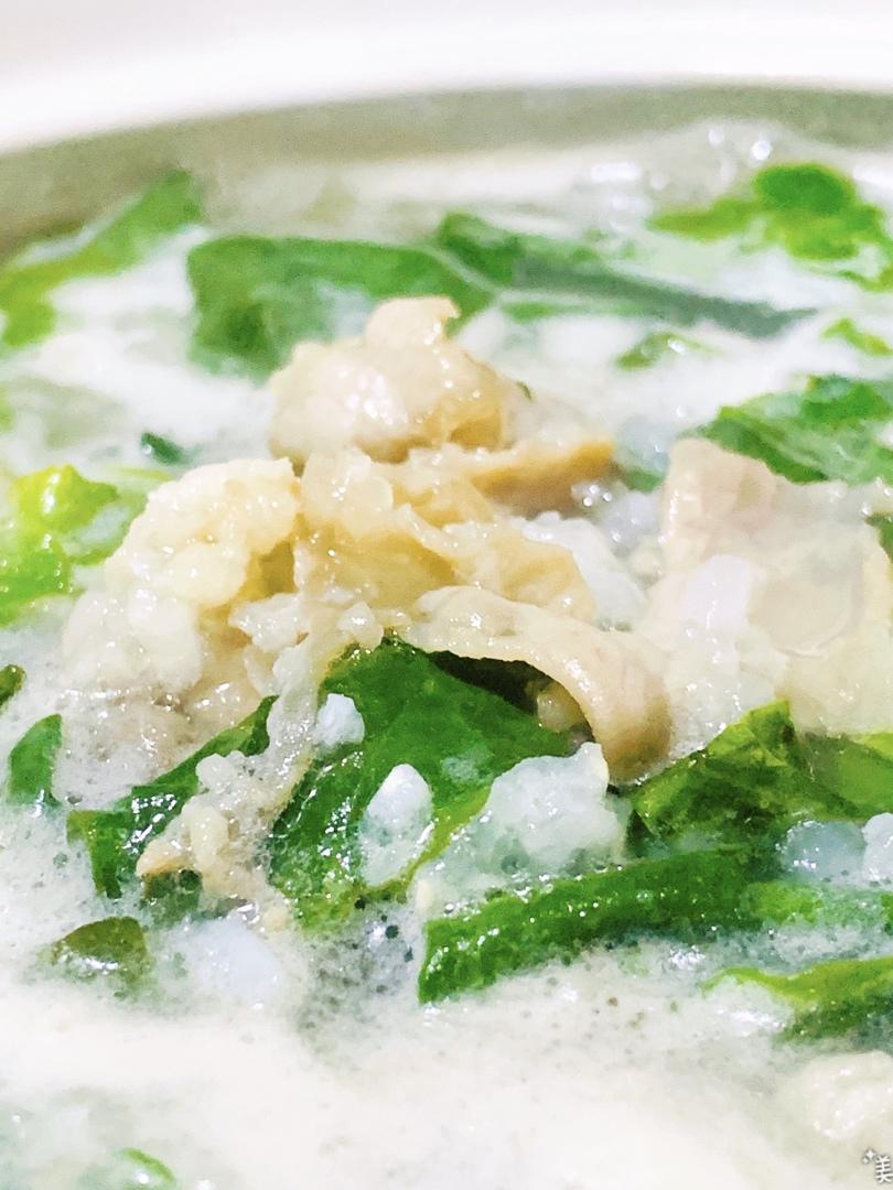 牛肉菠菜粥