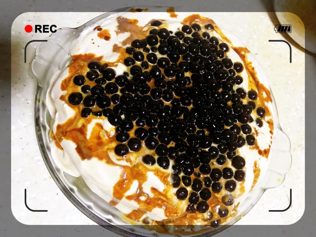 黑糖珍珠爆浆红茶蛋糕