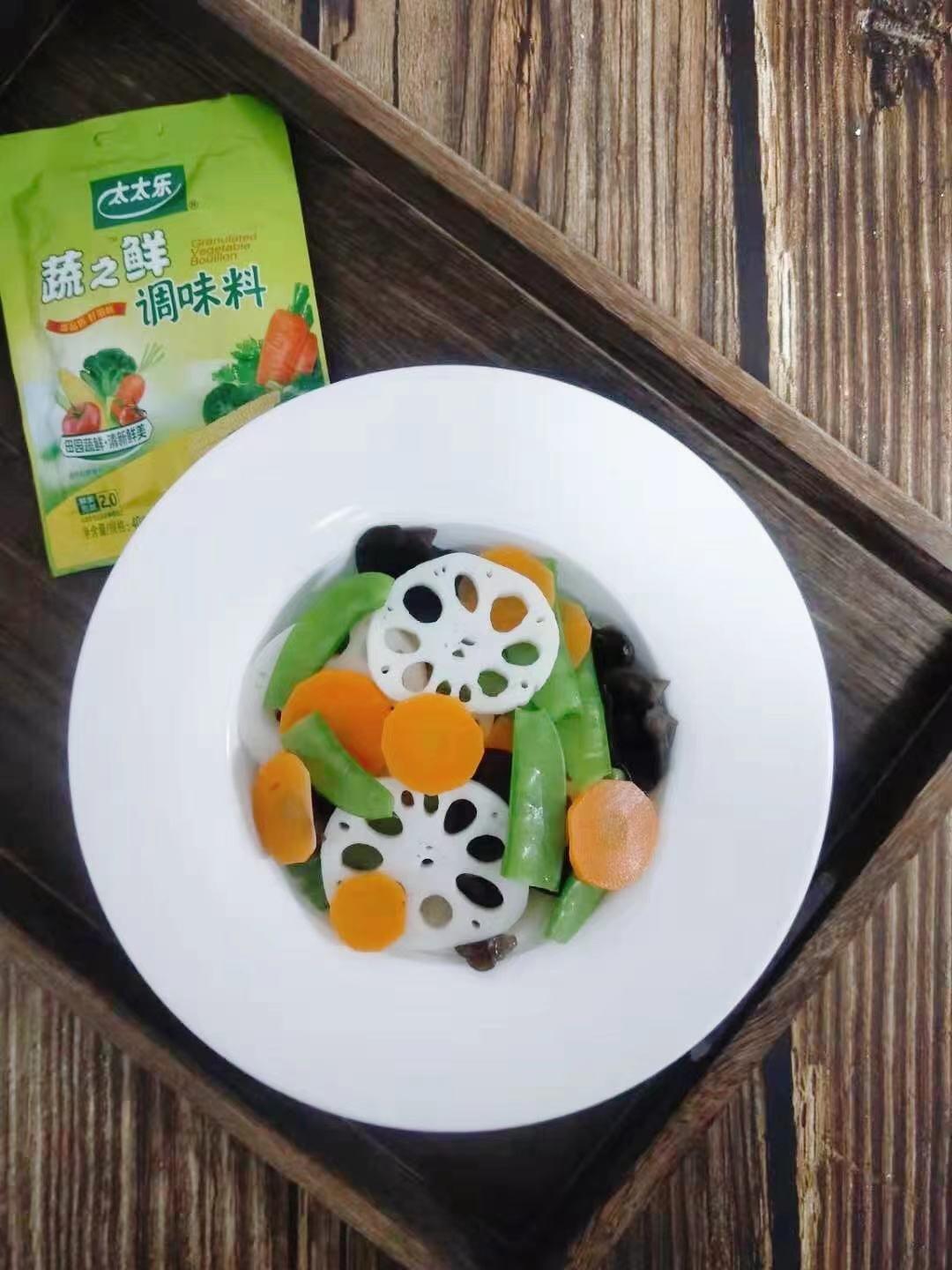 #爱妻菜谱 荷塘月色-素食小炒