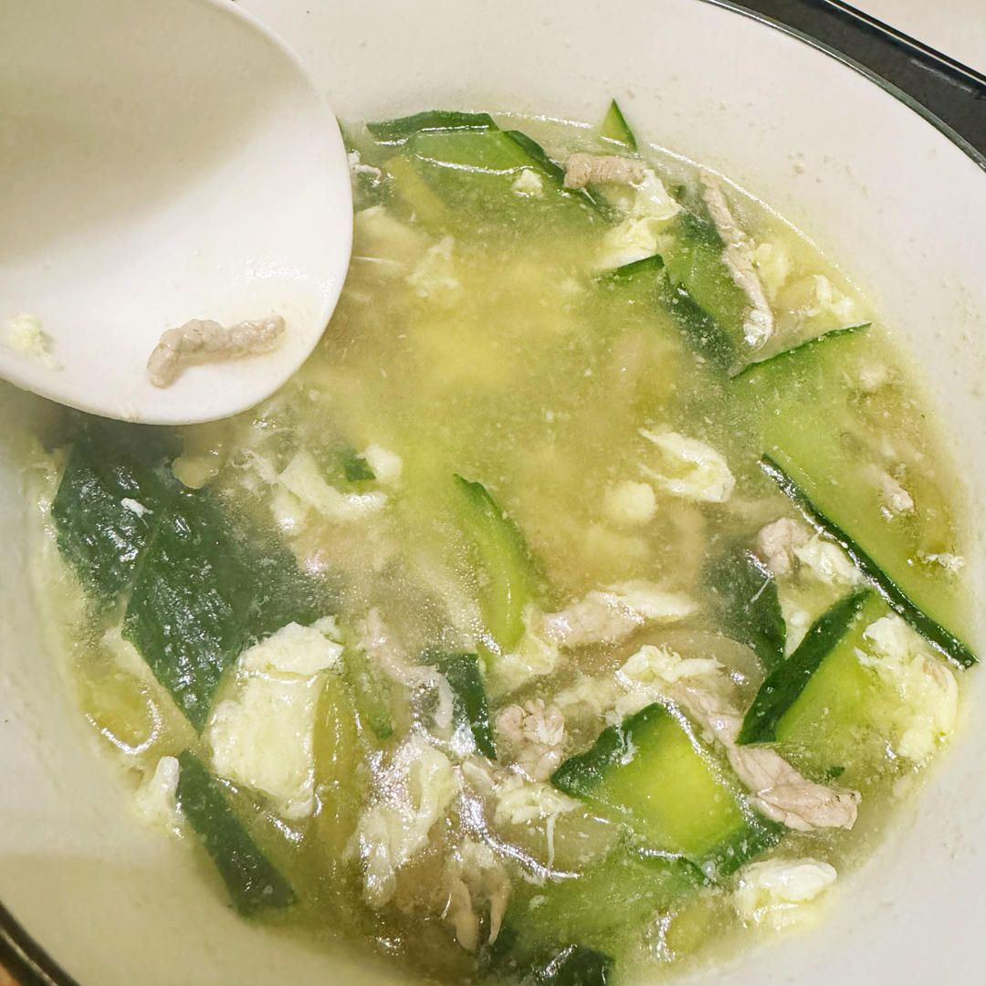 榨菜肉丝蛋花汤