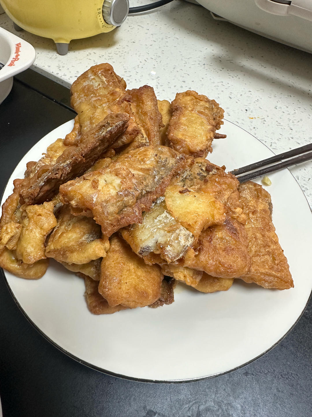 家常菜 炸带鱼 炸刀鱼